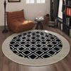 Blanket Round Circle Pile Carpet Bedroom Bed English Living Room Study Sofa Coffee Table Fashion High Sense Floor Mat