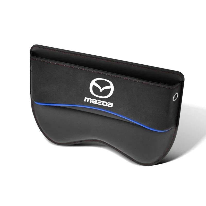 

2025 Горячий Органайзер для Зазора Сиденья Автомобиля Для Mazda 2 3 5 6 SKYACTIV Axela Atenza CX30 CX5 CX8 CX9 MX5 RX8 RX7 BT50 Аксессуары для Интерьера чёрный