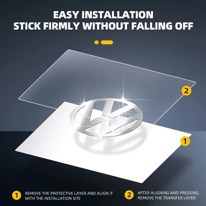 Car Styling 3D Metal Car Interior Decoration Sticker Badges Car Accessorie For VW Volkswagen Jetta MK5 Golf Passat 3B7 601 171