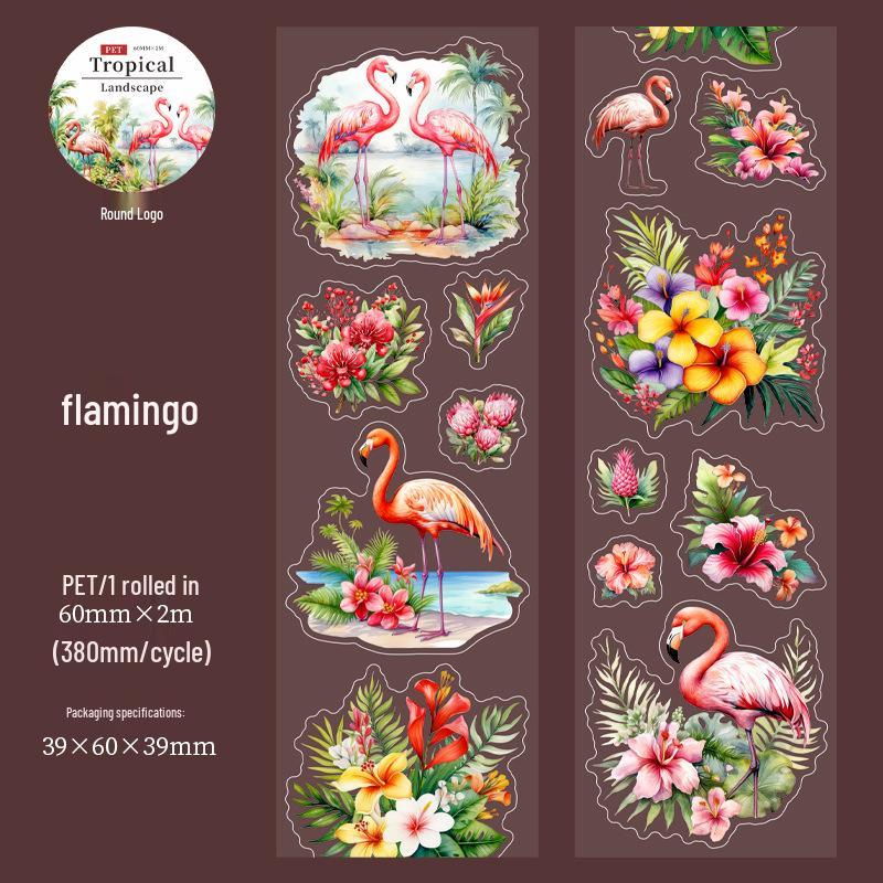 Wunderschönes Tag Washi Tape: Aquarell Camping Party Aufkleber, 6 recycelbare Designs für Reisetagebücher & DIY-Projekte