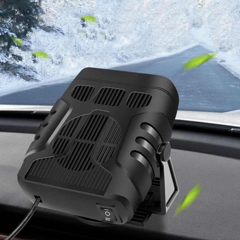 Xiraivke Car Fan Heater, Car Heater, 12 V, 120 W, Car Fan Heater, Portable