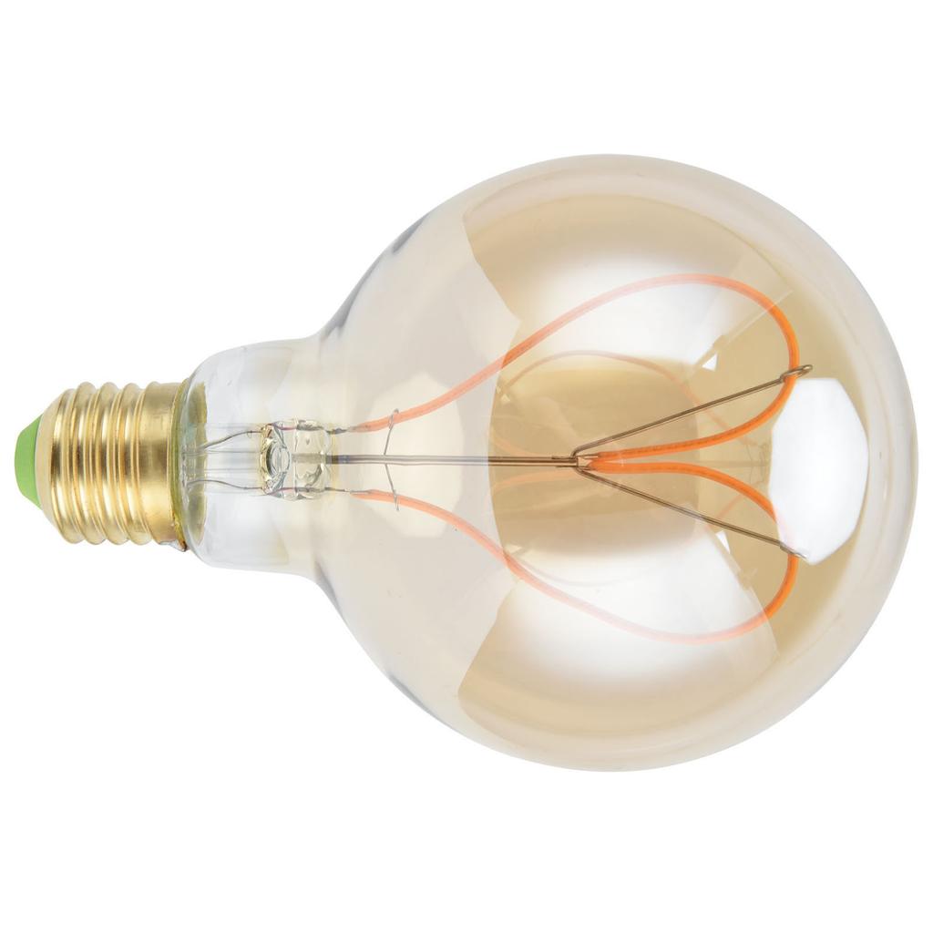 G95 Herzförmige LED-Retro-Glühbirne E27 Dimmbare Vintage-Glühbirne 110 V 4 W für Schlafzimmer Warmes Licht