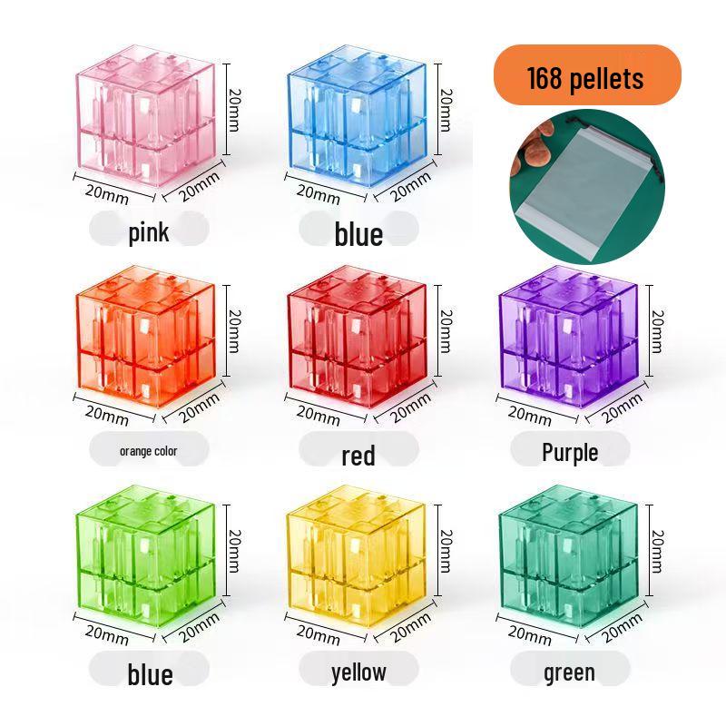 Magnetic Geometry Cube: Versatile Educational Blocks for Children's Early Math Learning
