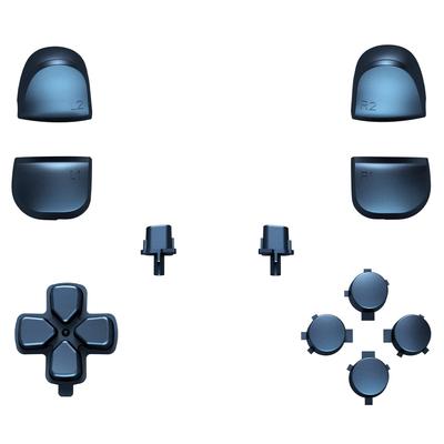 EXtremeRate Kompatibilné s ovládačom PS5 Náhradné spúšte R1L1R2L2 Tlačidlo zdieľania Predný panel Kompatibilný s ovládačom PlayStation 5 Plná sada tlačidiel