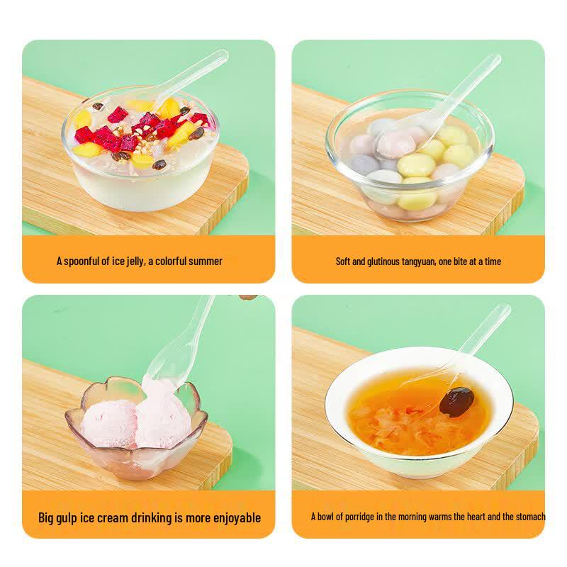SHUANG YU Disposable PP Spoons