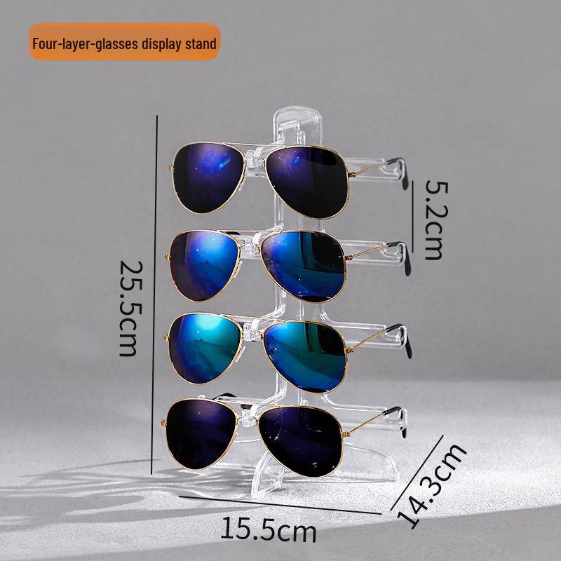 Multi-Layer Sunglasses Display Rack for Supermarkets