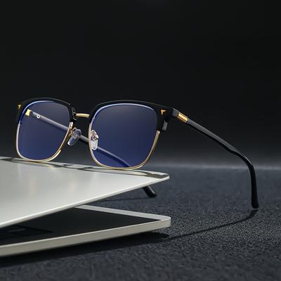 Stylish Square Men's And Blue Light Blocking Computer Glasses