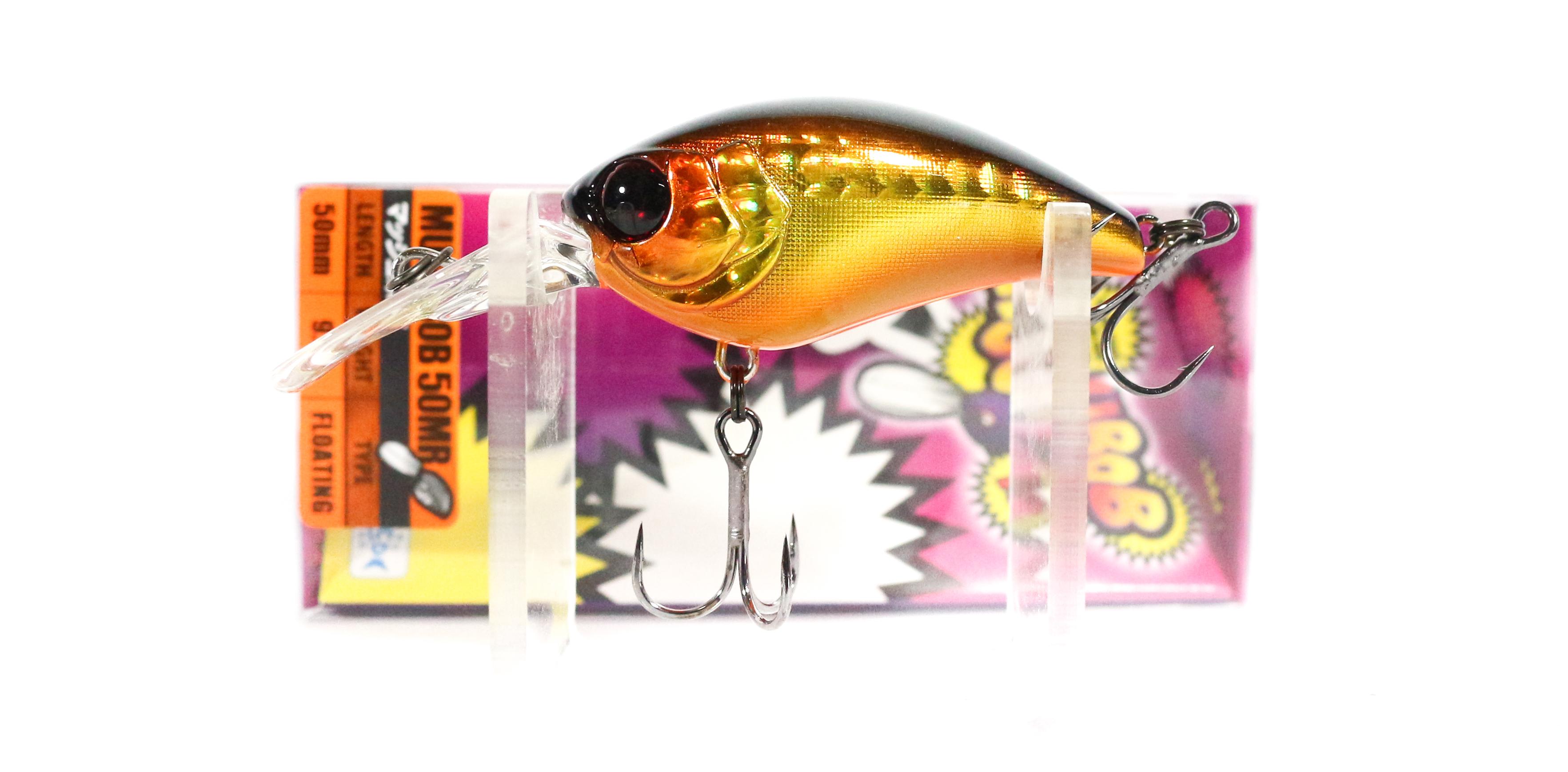 

Плавающая приманка Jackall Mushbob 50 MR с двойным клатчем золотисто-черного цвета (9878)