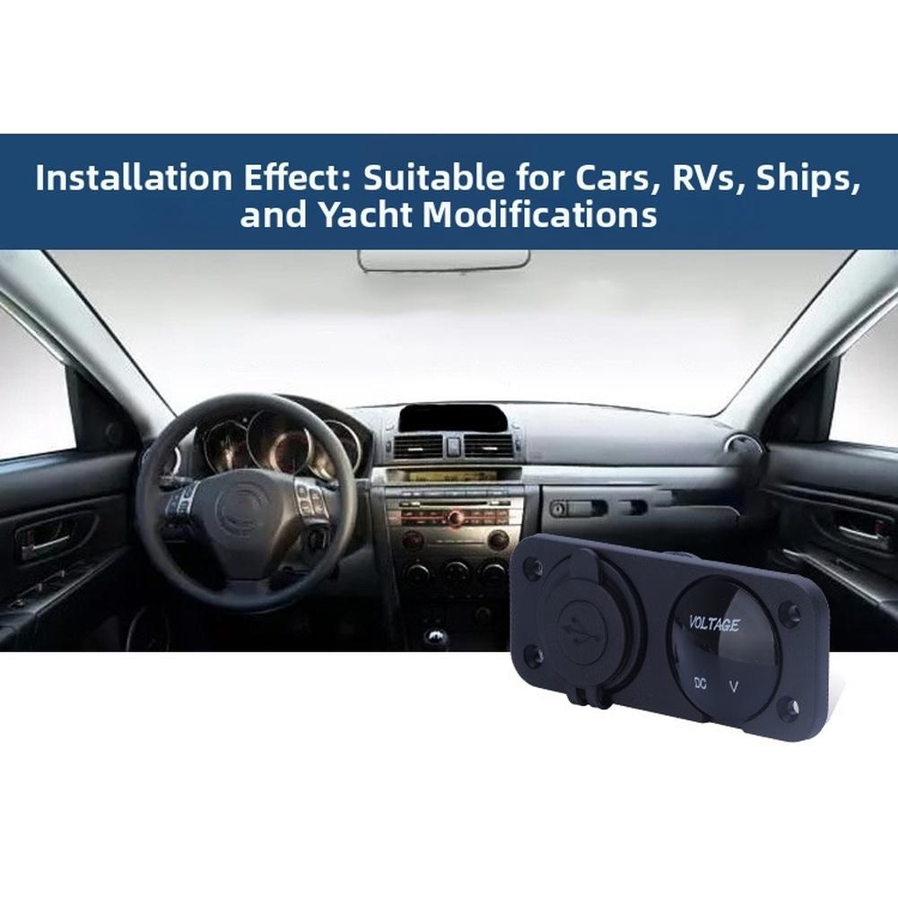 Fast Charging Usb Port Dual Usb Car Charger For Long Trip Monitoring Temperature Control System Compact Dashboard FitGood product
