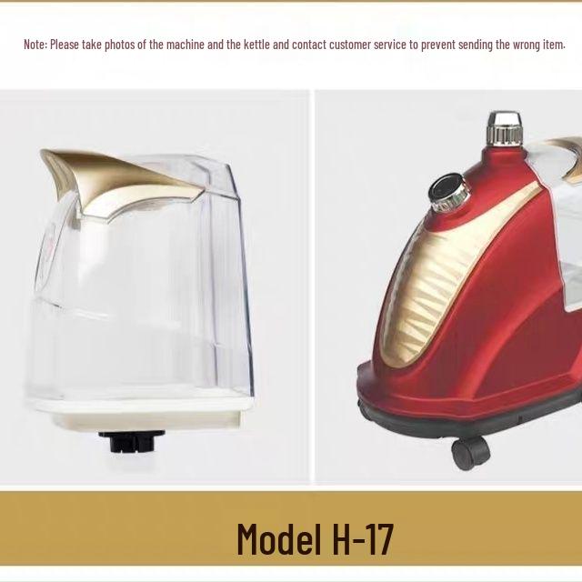 Handheld Garment Steamer Kit: Includes Steamer, Kettle, Clothes Hanger, Air Duct, Water Tank Rod, Cap, Nozzle, and Accessories