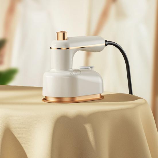 Portable Ironing Machine Garment Steamer with Rotatable Handle Fast Heating 2-in-1 Wet Dry Electric Iron Handy Wrinkle Remover