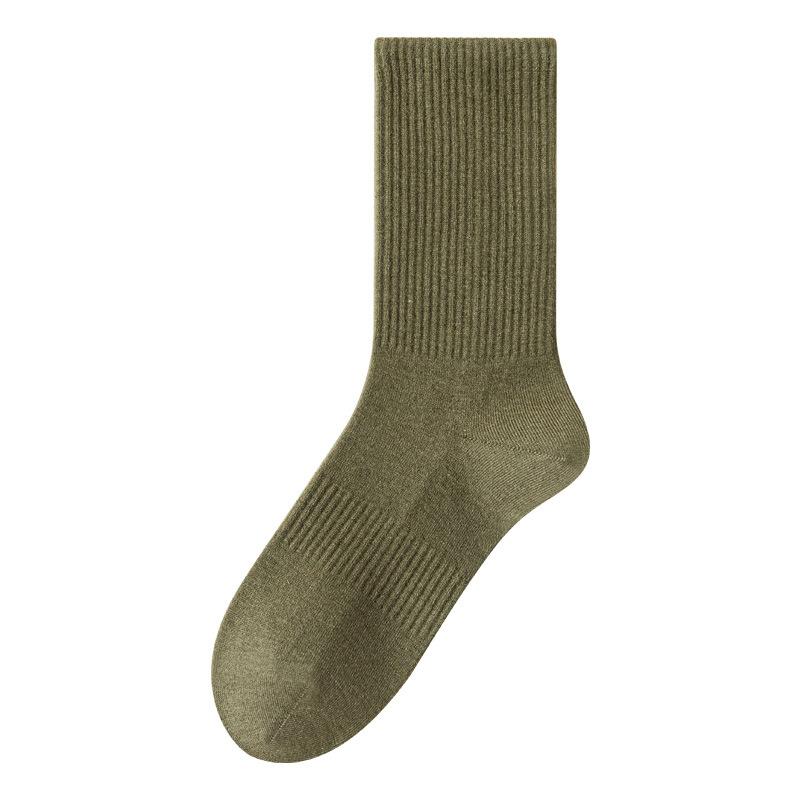 Woolen Socks, Thickened Warm Stockings, Autumn and Winter Women's Socks, Non-constricting, Stacked Mid-calf Stockings