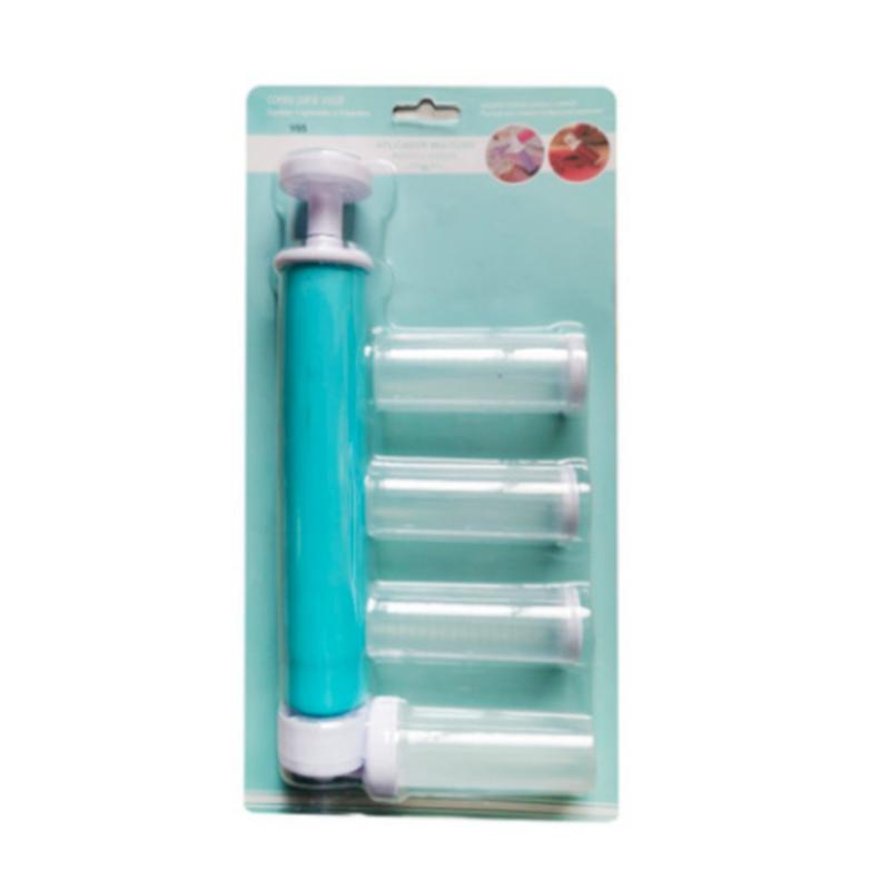 

Ручной аэрограф для торта, пистолет-распылитель, украшение, распыление, окраска, украшение для выпечки, кексы, десерты, кухонный инструмент синий