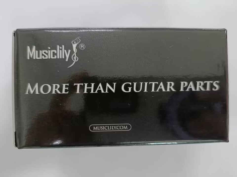Musiclily Pro LP-OBLA Alnico 5 Open-Type Humbucker Pickups, Neck/Bridge PU Set 7.5K/8.8K for Electric Guitar, Zebra