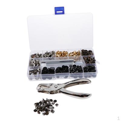 146 ensembles de boutons-pression de couture, Kit d'outils pour le cuir