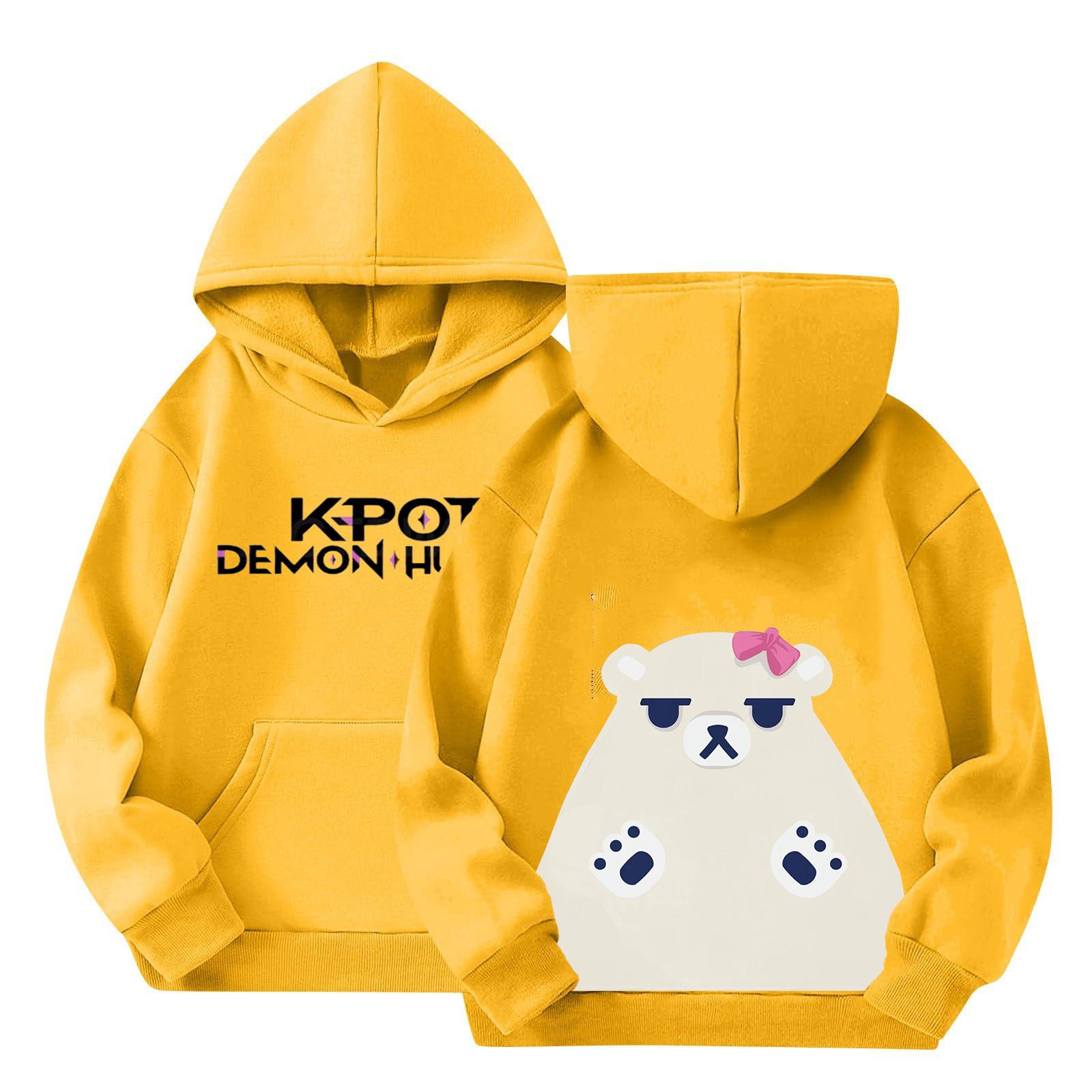 

Детский пуловер с длинным рукавом, свободного кроя, с принтом букв, капюшоном на шнурке 160 оранжевый