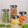 Vacuum Glass Coffee Jars Kitchen Cereals and Other Cereals Glass Storage Containers Food Glass Storage Sealed Cans
