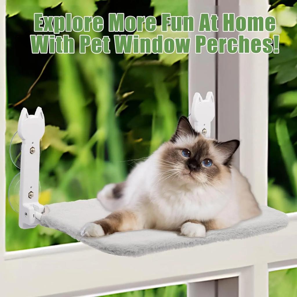 Cat Hammock Window Cat Sun Hanging Bed Balcony Suction Cup Glass Hanging Basket Pet Nest Pet Supplies