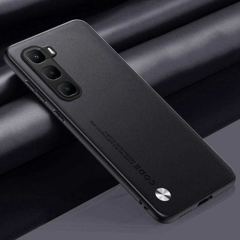 Luxury PU Leather Case For Infinix Hot 60 Pro Plus Back Cover Silicone Full Protection Phone Case For Infinix Hot 60 Pro+ 60i