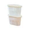 Refillable Plastic Box for Calcium Chloride Desiccant Granules - Reusable Dehumidifier Bucket