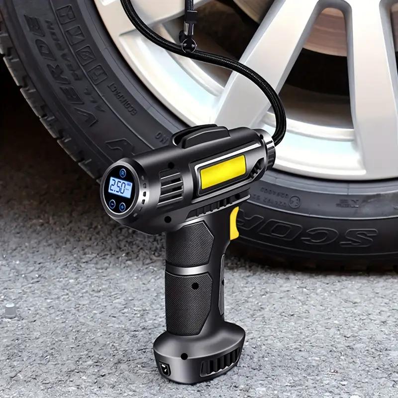 Pompa di gonfiaggio montata sull'auto, pompa dell'aria per auto senza fili, pompa dell'aria elettrica, pompa di gonfiaggio ad alta pressione e alta potenza per pneumatici per auto