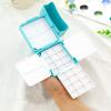 Portable Travel Watercolor Plastic 12/24 Grids Painting Box With Palette Half Pan Mini Paint Storage Case For Art Supplies