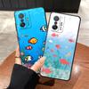 Cartoon Cute Fish Funda Phone Cover Case for Xiaomi Mi 11T 12 14 10T 13 Lite 12T Pro 12X 11
