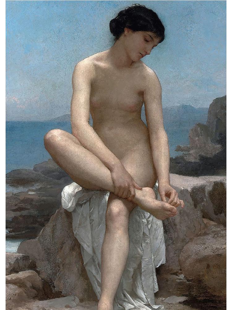 Artist William Bouguereau Classic Artwork Poster Canvas Oil Painting Woman Figure Wall Art For Living Room Home Decoration