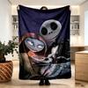 The Nightmare Before Christmas Print Blanket - Soft & Comfortable, for Bedroom, Travel, Sofa, Home Decoration - Birthday Christmas Gift for Friend