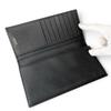Excellent BALLY Purse LALIRO Leather long wallet with metal logo, bi-fold mens Used
