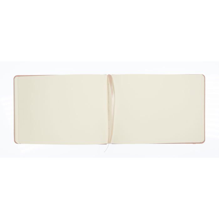 Kangaro - K-861232 - Art Carnet de croquis A5 Landscape vieux rose Couverture rigide PU 80 feuilles 140 g Papier crème Rose
