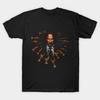 Men Black Print T-shirt John Wick No-Cut Transfer Paper Print Cotton Tshirt