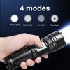 Yellow+White+Red Lights Lighting 1500M Flashlight 500W LED Torch Rechargeable Lamp Waterproof Torch Light COB Light