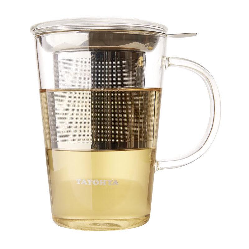TAYOHYA Mingya 400ml Heat-Resistant Glass Tea Infuser Bottle