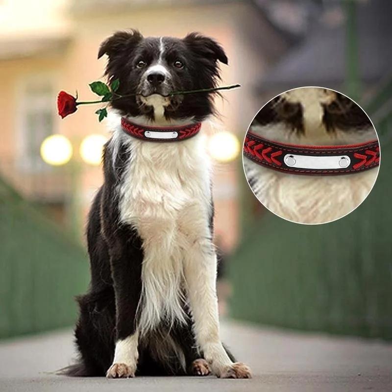 Hand Woven Leather Pet Collars Personalized Collars For Cats And Dogs To Prevent Them From Getting Lost Pet Woven Collar Gifts