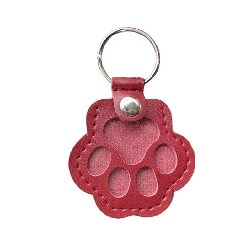 1PC Wear-resistant Bag Unique Hollow Shape Pet Collars Pet Hair Keychain Car Keys Pet Hair Convenient Companionship Durable
