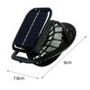 Digging Hole Solar Fan Mini Multi-purpose Fan Portable Outdoor Camping Fan  For Sun Hat
