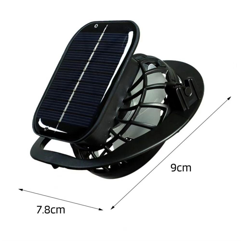 Digging Hole Solar Fan Mini Multi-purpose Fan Portable Outdoor Camping Fan  For Sun Hat