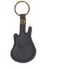 1Pc Leather Guitar Pick Bag Guitar Pick Holder Case Guitar Shape With Key Ring Celluloid Picks String Instrument Accessories