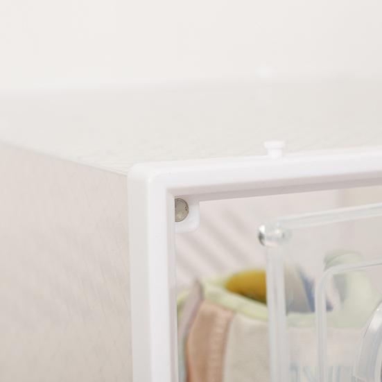 Shoe Storage Box Transparent Visible Square Shape Stackable Large Space Store Shoes Hollow Out Back Breathable Shoe Organizer Household Stuffs