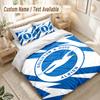 Brighton Hove Albion Bedding Set, 1 Duvet Cover & 2 Pillowcases Soft Comfortable Bedroom Home Textile Decor