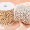 2 Meter Stainless Steel White 3mm Imitation Pearl Chains for DIY Necklace Making Jewelry Findings Bracelet Supplies Body Chains