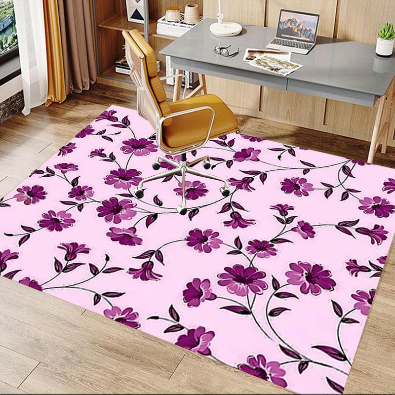 1PC Floral Pattern Non-Slip Floor carpet, suitable for Office, bedroomand playrooms. It can also be used as a sofa footrest cover-T79