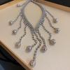 Dopamine Pearl Necklace: Retro Court Style Versatile Clavicle Chain for Women