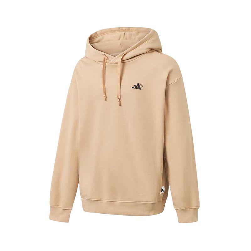 adidas Men s Small Logo Khaki Hoodie KC5325 S