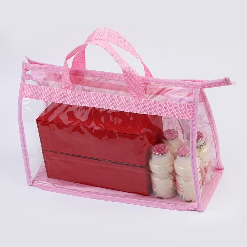 Luxury Transparent Dust Proof Storage Bag for Handbags, Waterproof Zipper Pouch for Wardrobe, Travel Toiletry Cosmetic Organizer KTB