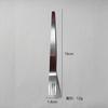 Kitchen Special Stainless Steel Fruit Fork Thickened Dessert Cake Mooncake Fork Salad Fruit Pick for Home Restaurant Daily Use
