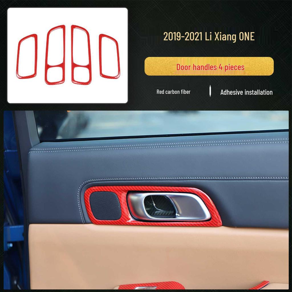 19-21 Li ONE Carbon Fiber Gear Panel Sticker for Center Console