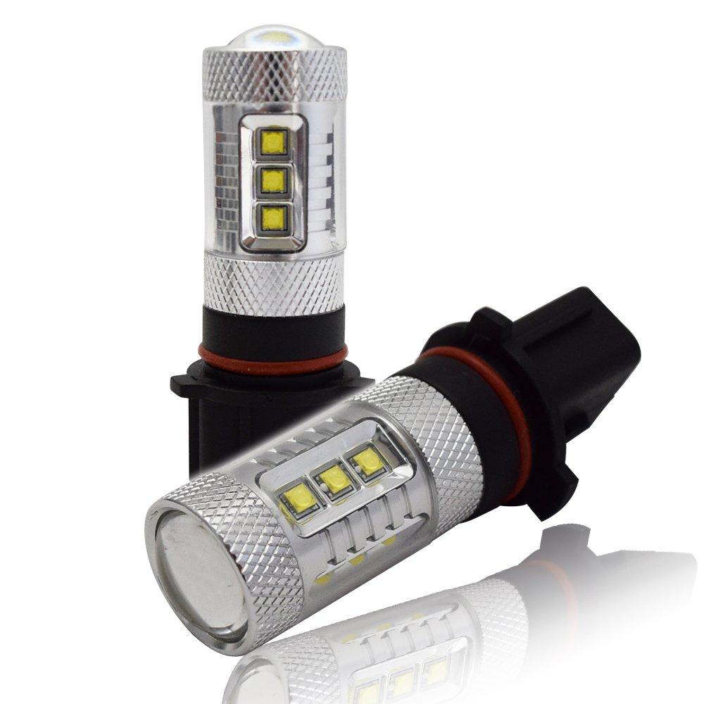 

Сверкающие белые светодиодные лампы PSX26W, комплект из 2 штук для Hiace 200 серии 3-го поколения поздней модели 4-го поколения, стиль светодиодных противотуманных фар! белый