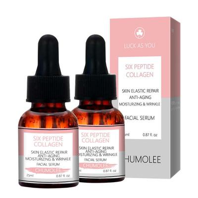 2PCS Collagen Face Serum Peptides Fade Fine Lines Wrinkle Lift Firming Moisturizing Skin Care Essence